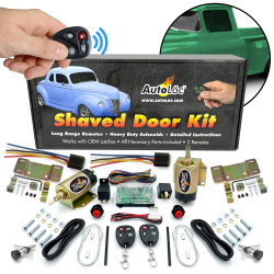 50lb Remote Shaved Door Handle Kit w/ Solenoids Poppers & Latch Cable Adaptors - Part Number: AUTSVPRO54K
