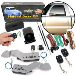 Bolt-On Shave Door Kit for 99-06 Chevy/GMC Full Size Trucks w/ Alarm Remotes 12V - Part Number: AUTSVBBA1