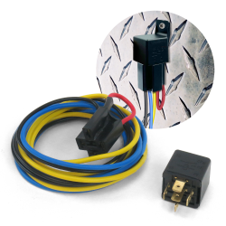 Relay / Harness Fan Combo Pack with 40A 5-Pin SPDT Relay & 4-Pin Socket Harness - Part Number: ZIRZFRA