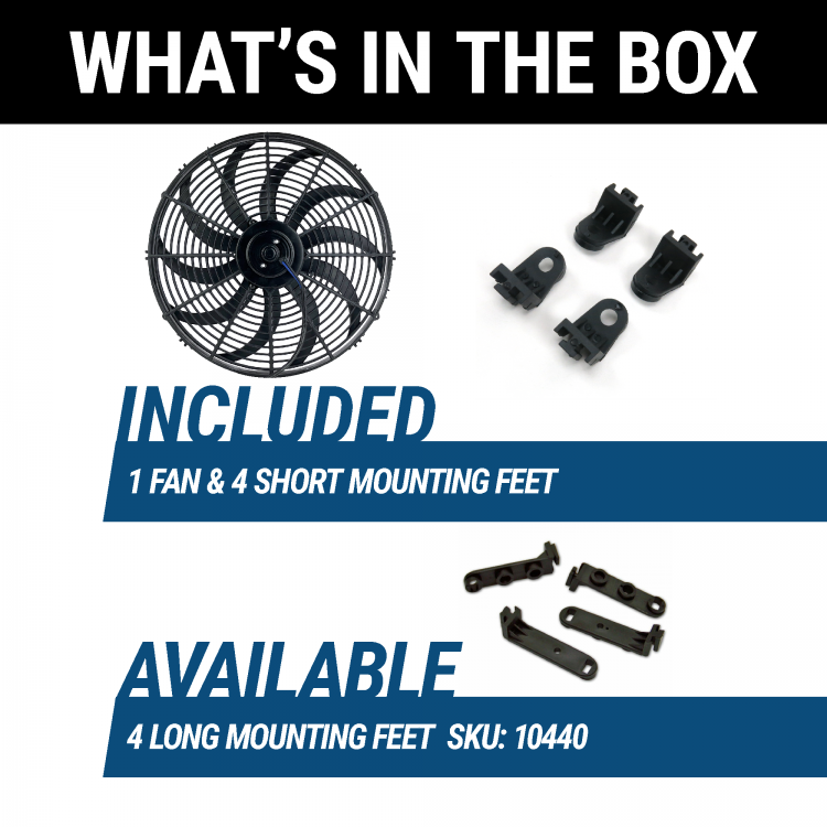 Labwork 16" Electric Radiator Fan HIGH 3000 CFM Thermostat Wiring