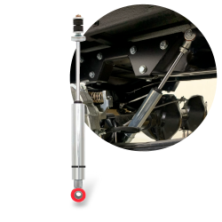 Performance Sport Shock 337mm Length with Stem to Loop Adapter Nitrogen Gas Each - Part Number: HEXSHX10337BA