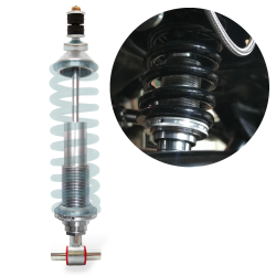 Performance Coilover Gas Shock 337mm Length with Stem to Extended Loop Adapter - Part Number: HEXSHX15337BG
