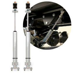 Performance Racing Gas Shock 273mm Length with Stem to Stud Plate Fittings Pair - Part Number: HEXSHX40273BD