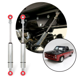 Performance Racing Front Gas Shocks for 1973-1986 Chevrolet C10 C15 Pickup Truck - Part Number: HEX9BDF9D