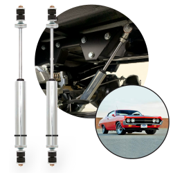 Performance Racing Nitro Gas Rear Shocks for 1968-71 Mercury Torino-Montego Pair - Part Number: HEX9BDFD0