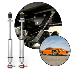 Performance Racing Nitro Gas Rear Shocks - 1982-2002 Chevrolet Camaro Chevy GM - Part Number: HEX9BDFE6