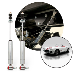 Performance Racing Nitro Gas Rear Shocks - 1953-1962 Chevrolet Corvette Chevy GM - Part Number: HEX9BDFE8