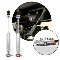 Performance Racing Nitro Gas Rear Shocks 1964-1967 Chevrolet Chevelle Chevy-Pair - Part Number: HEX9BE00D