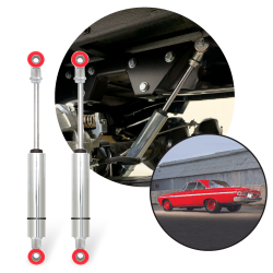 Performance Racing Nitrogen Gas Charged Rear Shocks 1962-1964 Plymouth Fury-Pair - Part Number: HEX9BE026