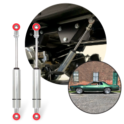 Performance Racing Nitrogen Gas Charged Rear Shocks 1975-1976 Plymouth Fury Pair - Part Number: HEX9BE033