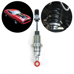 Mustang II Front Coilover Race Shock Body w/ Perch - Adjustable - Each - No Coil - Part Number: HEXSHX7