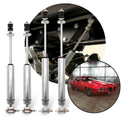 1967-1969 Pontiac Firebird - Front and Rear Performance Shocks (4) Kit Trans Am - Part Number: HEX9BE045