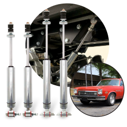 1973-1975 Buick Apollo- Front and Rear Performance Shocks (4) Kit Resto Mod GM - Part Number: HEX9BE049