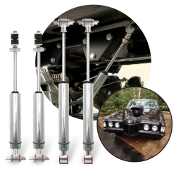 1969-1987 Pontiac Grand Prix- Front and Rear Performance Shocks Kit (4) Resto GM - Part Number: HEX9BE054