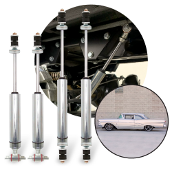 1957-1958 Ford Fairlane and 500 Front and Rear Performance Race Shocks Kit (4) - Part Number: HEX9BE064