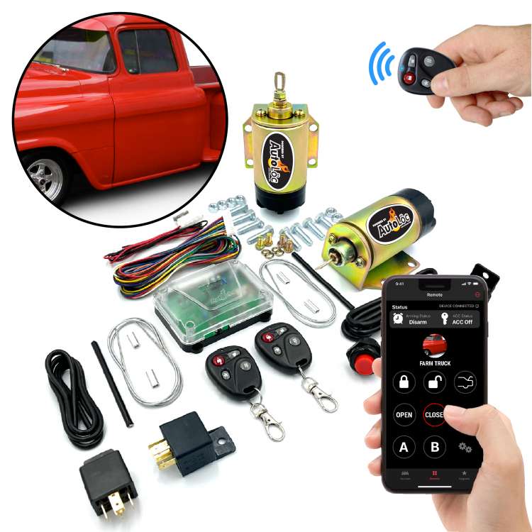 8 Function 35lbs Remote Shaved Door Popper Kit