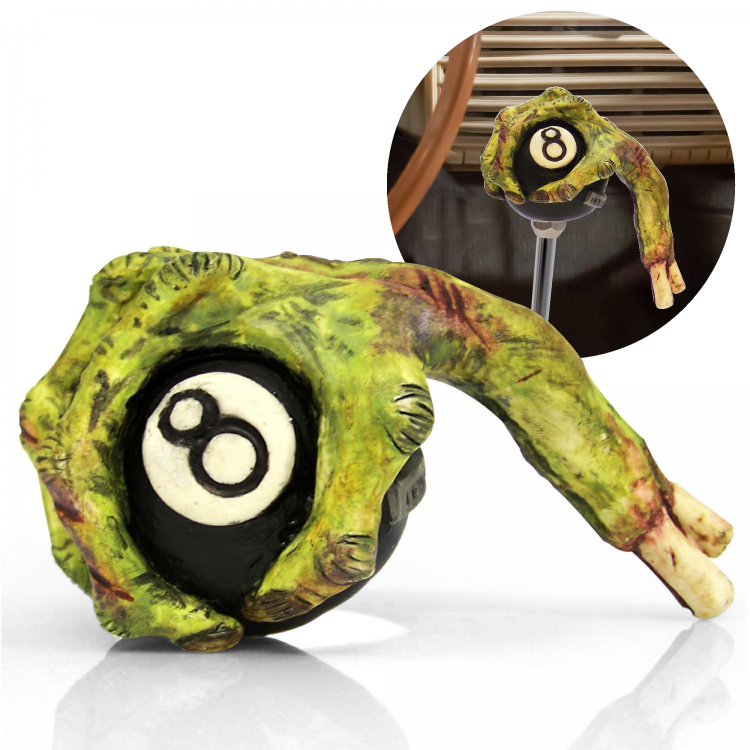 Grippy 8 Ball Zombie Hand Custom Shift Knob Handcrafted Limited