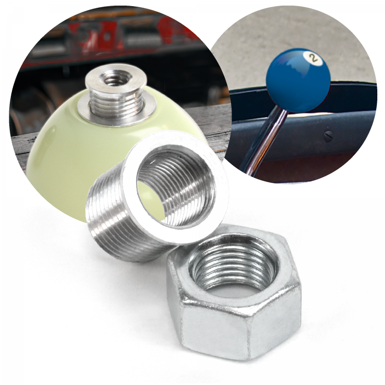 12mm x 1.75 To 16mm x 1.5 Custom Shift Knob Adapter