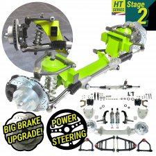 1941 - 1948 Ford CoilOver Mustang II IFS Kit - Stage 2S - Part Number: HEXIFSMFMFYA02PLSB
