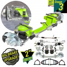 1941 - 1948 Ford AirRide Mustang II IFS Kit - Stage 3S - Part Number: HEXIFSMFMFYA03MLDB