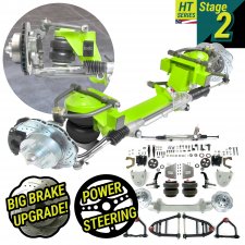 1941 - 1948 Ford AirRide Mustang II IFS Kit - Stage 2S - Part Number: HEXIFSMFMFYA03PLSB