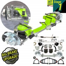 1941 - 1948 Ford AirRide Mustang II IFS Kit - Stage 1S - Part Number: HEXIFSMFMFYA03MLSB