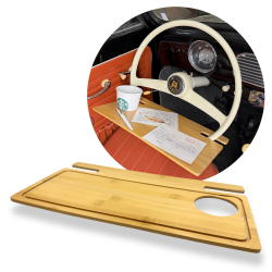 Steering Wheel Tray Table for VW Beetle Ghia Thing Type 3 Porsche 356 911 Petri - Part Number: LABSWT1