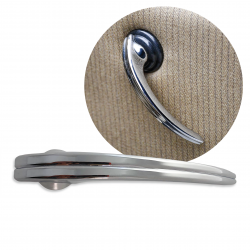 KaferLab Heavy Duty Chrome Door Handle for Vintage Volkswagen Beetle Ghia Type 3 - Part Number: LABDH2CR