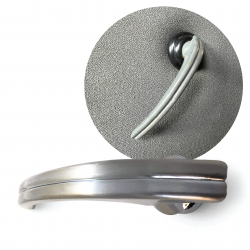 KaferLab Heavy Duty Raw Look Door Handle - Vintage Volkswagen Beetle Ghia Type 3 - Part Number: LABDH2NC