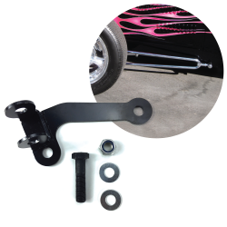 Helix Hair Pin Panhard Lower Bracket - Weld-On Traditional Hot Rod Front End - Part Number: HEXBRK004
