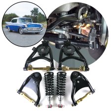 Tubular Control Arms - 500lb Front Coil-Over Conversion 55-57 Chevy BelAir Tri-5 - Part Number: HEXTFCCGM35004