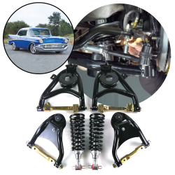 Tubular Control Arms - 500lb Front Coil-Over Conversion 55-57 Chevy BelAir Tri-5 - Part Number: HEXTFCCGM35004