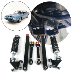 180-230lb Rear Adjustable 4 Bar & Coilover Conversion GM 1967 - 1972 A Body - Part Number: HEX4RCCGM23002