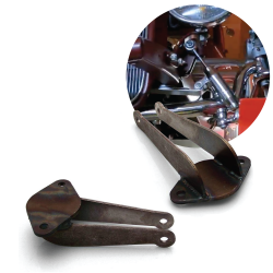 Helix 1935 -1948 Ford Solid Axle Upper Shock Mount Bracket Kit - Bolt to Frame - Part Number: HEXSHXR5