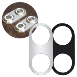 Daytona Switch Plate Bezel for Two 19mm Billet Push Buttons - Choose Finish - Part Number: 10015357