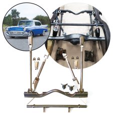 1955-1957 Chevy Tri-Five Triangulated 4-Link Kit - Brackets & Hardware Only SBC  - Part Number: HEXTTK13A