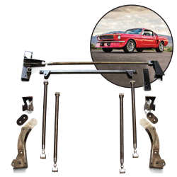 Helix 1964-1970 Mustang Bolt-In Deluxe Heavy-Duty 4-Link Kit-No Shocks-Hardware - Part Number: HEXTTK9A