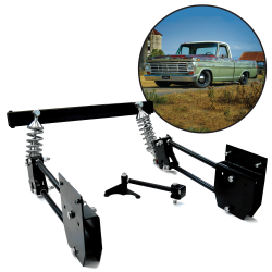 1967-1972 Ford F Series Truck Complete 4-Link Kit With Deluxe Coilover Shocks - Part Number: HEXTTK26