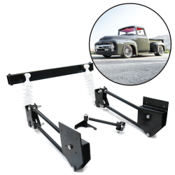1953-1956 Ford F Series Truck Heavy-Duty 4-Link Kit -Weld and Bolt-On -No Shocks - Part Number: HEXTTK27
