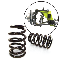 Helix Heavy-Duty Mustang II Tapered Coilover Spring-Shock Upgrade - Sold as Pair - Part Number: HEXSPR3