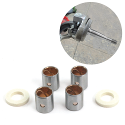 Heavy-Duty Helix 1928 -1948 Ford Spindle Kingpin Replacement Bushings - Smooth - Part Number: HEXSPINKP1B