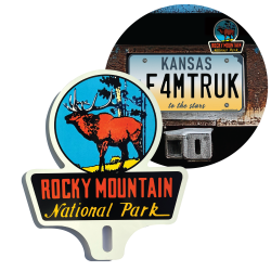 Rocky Mountain National Park License Plate Topper American Parks  Car Truck  - Part Number: VPALPT036
