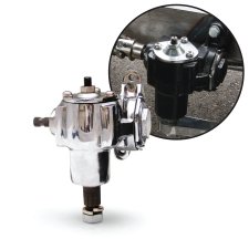 Helix Chrome RHD Vega Manual Steering Gear Box -cast iron precision machined SBC - Part Number: HEXSTB4C