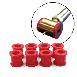 Helix Suspension High Impact Polyurethane Rear 4 Link Kit Bushing 16pcs Upgrade  - Part Number: HEXPOLYBK009