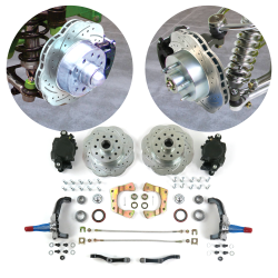 Helix Mustang II IFS 11 Inch Big Wave Disc Brake Kit  5 x 4.5 with Stock Spindle - Part Number: HEXBK14