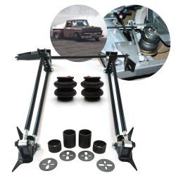 Helix Universal Parallel 4 Link 2600 lb Air Bag Kit With Brackets and Hardware - Part Number: HEXTTK2AIR