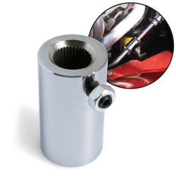 High Strength 5/8-36 x 3/4 Smooth Bore Set Screw Style Steering Coupler Joint - Part Number: HEXSC1JG2X2