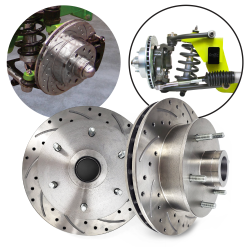 Helix SureStop 11" 6x5.5 Drilled Slotted Rotors - Pair - Part Number: HEXBR13V2