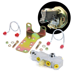 Proportioning Valve Kit Underside Mount Disc/Disc Aluminum Pro Touring Classic - Part Number: HEXPVK004