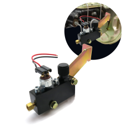 Proportioning Valve Kit Left Side Mount Adjustable Disc/ Drum Pro Touring - Part Number: HEXPVK005